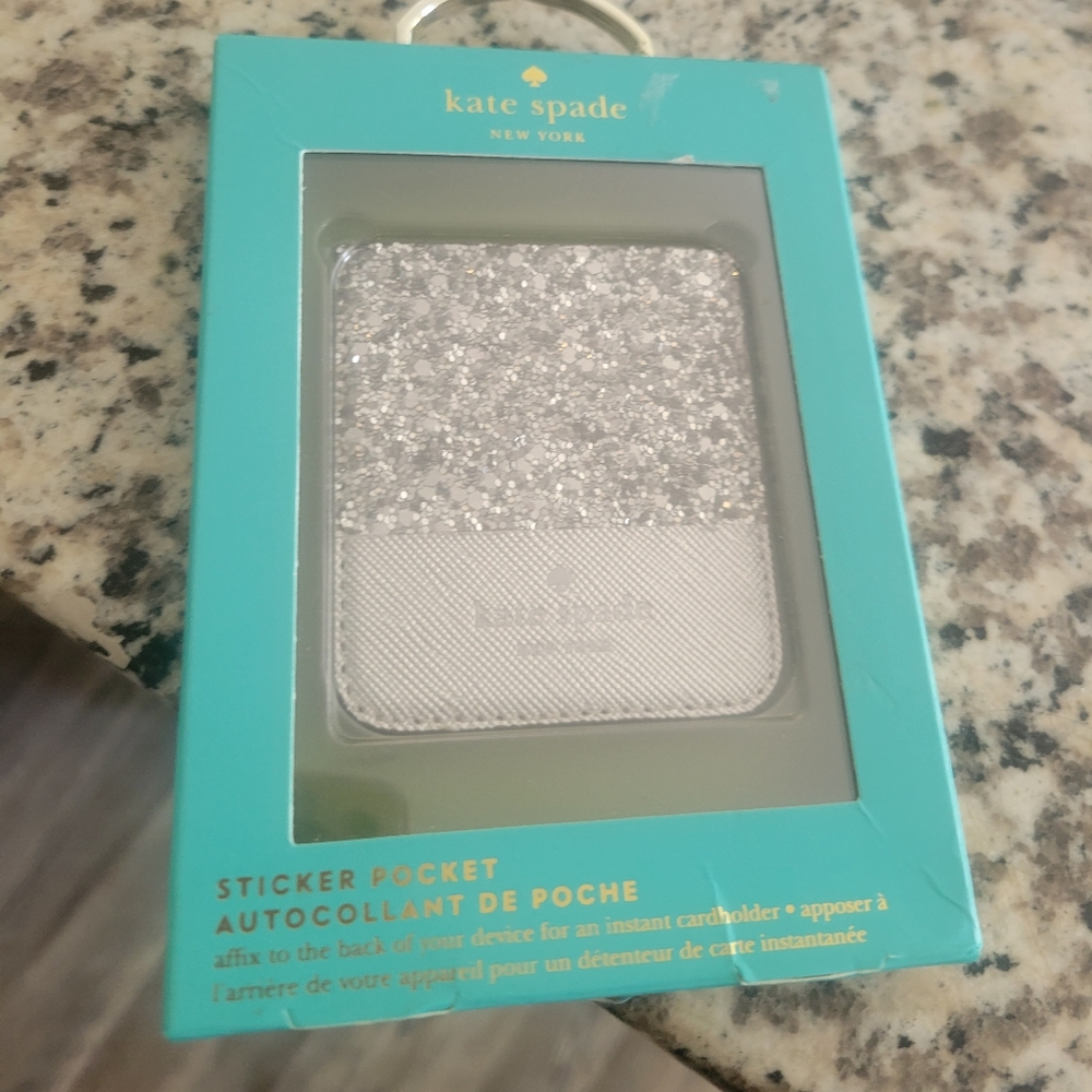 Kate spade sticker phone wallet
